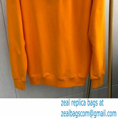 louis vuitton lions and birds sweatshirt orange 2020