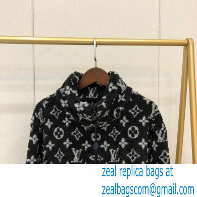 louis vuitton monogram shearling coat 2020