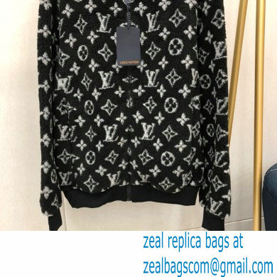 louis vuitton monogram shearling coat 2020