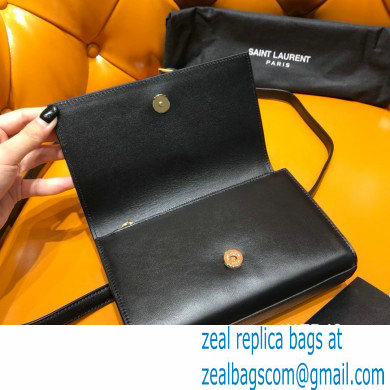 saint laurent Kate belt bag in smooth leather 534395 black/gold