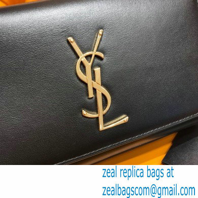 saint laurent Kate belt bag in smooth leather 534395 black/gold