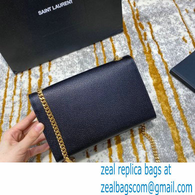 saint laurent Kate chain and tassel bag in caviar leather 474366 black/gold