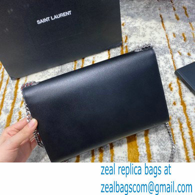 saint laurent Kate chain wallet with tassel in smooth calfskin 354119 BLACK/SILVER - Click Image to Close