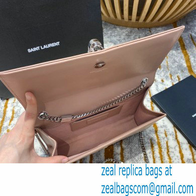 saint laurent Kate chain wallet with tassel in smooth calfskin 354119 pink/silver - Click Image to Close