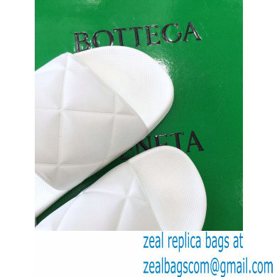 Bottega Veneta BV SLIDER Rubber Slides Sandals White 2020 - Click Image to Close