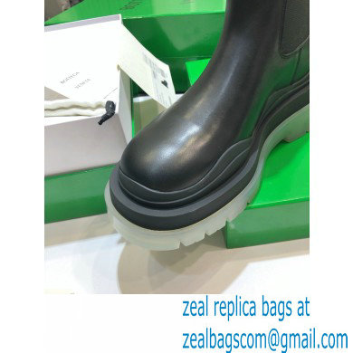 Bottega Veneta BV Tire Ankle Chelsea Boots Black/Transparent 02 2020