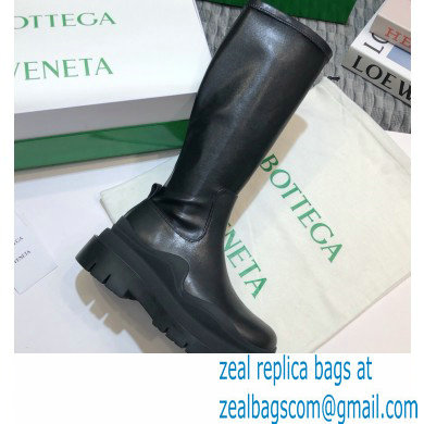 Bottega Veneta BV Tire Half Boots All Black 2020 - Click Image to Close
