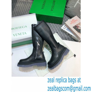 Bottega Veneta BV Tire Half Boots Black/Transparent 2020