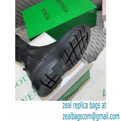 Bottega Veneta BV Tire Knee-high Boots All Black 2020