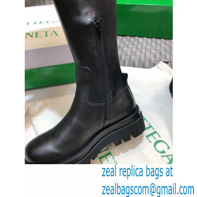 Bottega Veneta BV Tire Knee-high Boots Black 2020