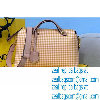 Fendi Check-print By The Way Medium Boston Bag Beige 2020