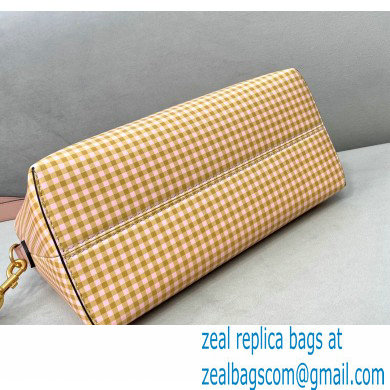 Fendi Check-print By The Way Medium Boston Bag Beige 2020 - Click Image to Close