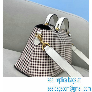 Fendi Check-print By The Way Medium Boston Bag Coffee 2020