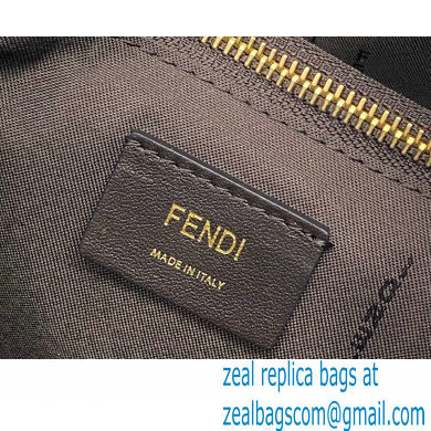Fendi Check-print By The Way Medium Boston Bag Coffee 2020 - Click Image to Close