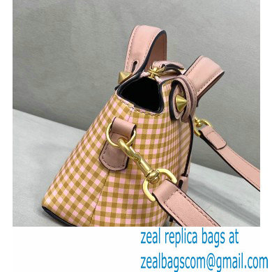 Fendi Check-print By The Way Mini Boston Bag Beige 2020