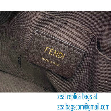 Fendi Check-print By The Way Mini Boston Bag Blue 2020 - Click Image to Close