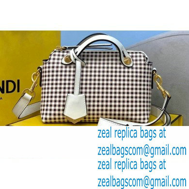 Fendi Check-print By The Way Mini Boston Bag Coffee 2020