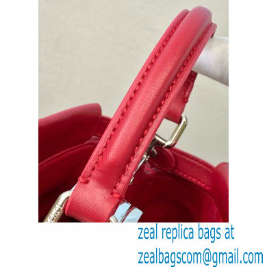 Fendi Fringe Peekaboo Mini Bag Red - Click Image to Close