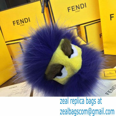 Fendi Fur Bag Bugs Charm 15