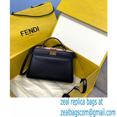 Fendi Iconic Peekaboo ISEEU East-West Bag Black 2020 - Click Image to Close