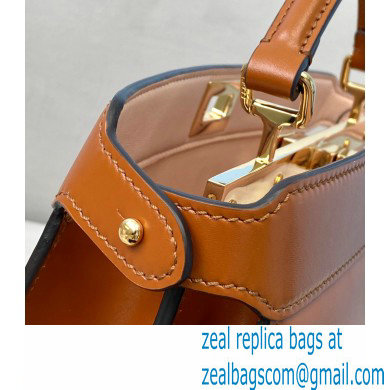 Fendi Iconic Peekaboo ISEEU East-West Bag Brown 2020 - Click Image to Close