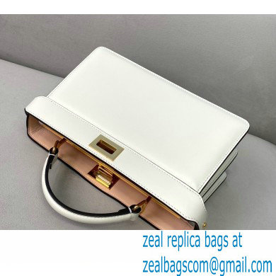 Fendi Iconic Peekaboo ISEEU East-West Bag White 2020