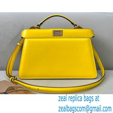 Fendi Iconic Peekaboo ISEEU East-West Bag Yellow 2020 - Click Image to Close