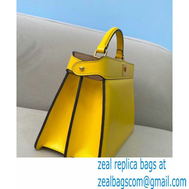 Fendi Iconic Peekaboo ISEEU East-West Bag Yellow 2020 - Click Image to Close