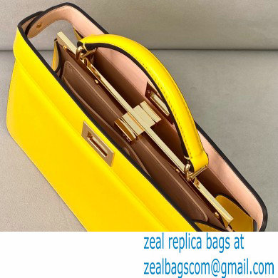 Fendi Iconic Peekaboo ISEEU East-West Bag Yellow 2020