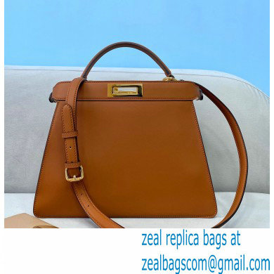 Fendi Iconic Peekaboo ISEEU Medium Bag Brown 2020 - Click Image to Close