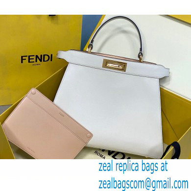 Fendi Iconic Peekaboo ISEEU Medium Bag White 2020