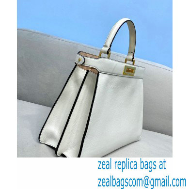 Fendi Iconic Peekaboo ISEEU Medium Bag White 2020