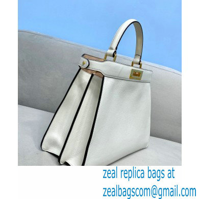 Fendi Iconic Peekaboo ISEEU Medium Bag White 2020 - Click Image to Close