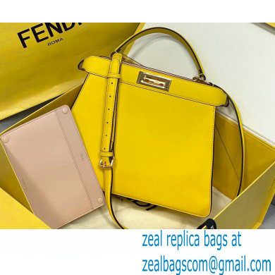 Fendi Iconic Peekaboo ISEEU Medium Bag Yellow 2020 - Click Image to Close