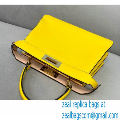 Fendi Iconic Peekaboo ISEEU Medium Bag Yellow 2020