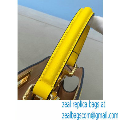 Fendi Iconic Peekaboo ISEEU Medium Bag Yellow 2020 - Click Image to Close