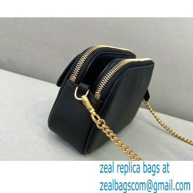 Fendi Leather Easy 2 Mini Baguette Bag Black 2020