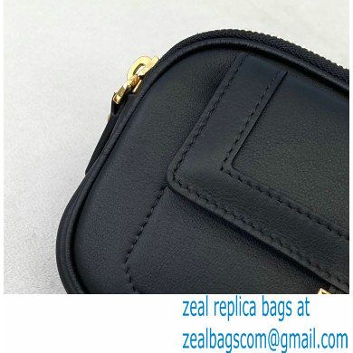 Fendi Leather Easy 2 Mini Baguette Bag Black 2020