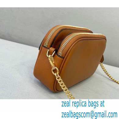 Fendi Leather Easy 2 Mini Baguette Bag Brown 2020