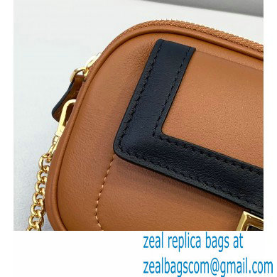 Fendi Leather Easy 2 Mini Baguette Bag Brown 2020