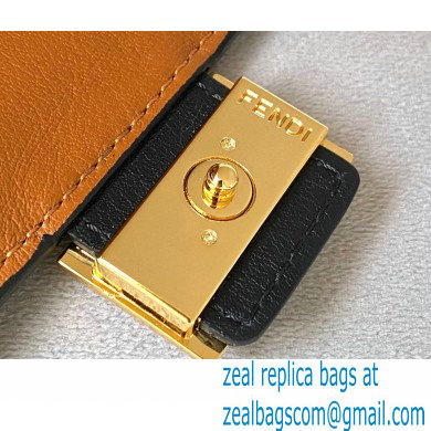 Fendi Leather Easy 2 Mini Baguette Bag Brown 2020