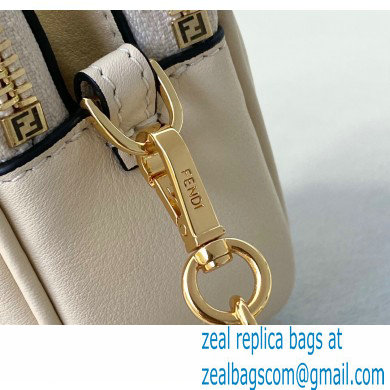 Fendi Leather Easy 2 Mini Baguette Bag White 2020