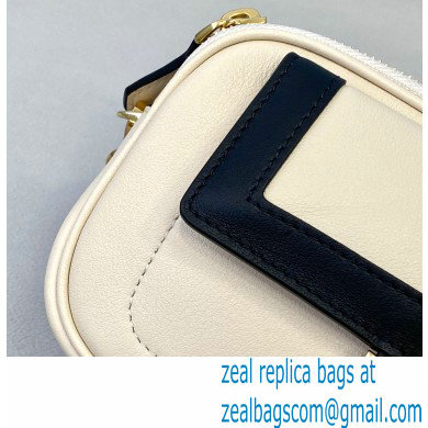 Fendi Leather Easy 2 Mini Baguette Bag White 2020