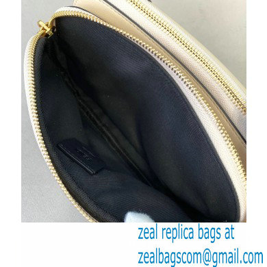 Fendi Leather Easy 2 Mini Baguette Bag White 2020