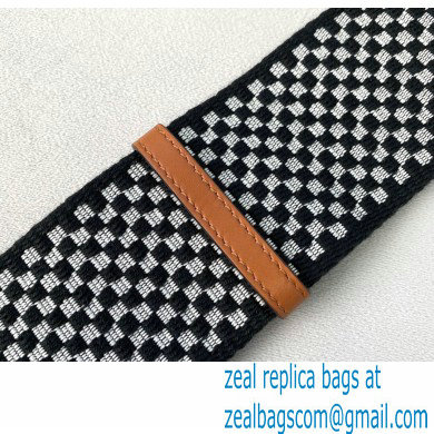Fendi Leather Long Shoulder Strap You Check Ribbon Brown 2020 - Click Image to Close