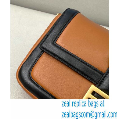 Fendi Nappa Leather Medium Baguette Chain Bag Brown 2020 - Click Image to Close