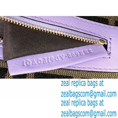 Fendi Raffia FF Medium Baguette Bag Lilac 2020 - Click Image to Close