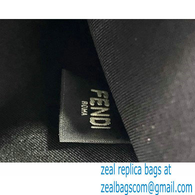Fendi Raffia FF Medium Peekaboo X-Tote Bag Black 2020