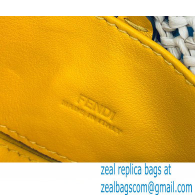 Fendi Raffia Nano Baguette Bag Charm Yellow 2020 - Click Image to Close