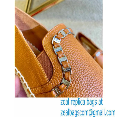 Ferragamo Convertible Espadrilles Brown with Vara chain 2020